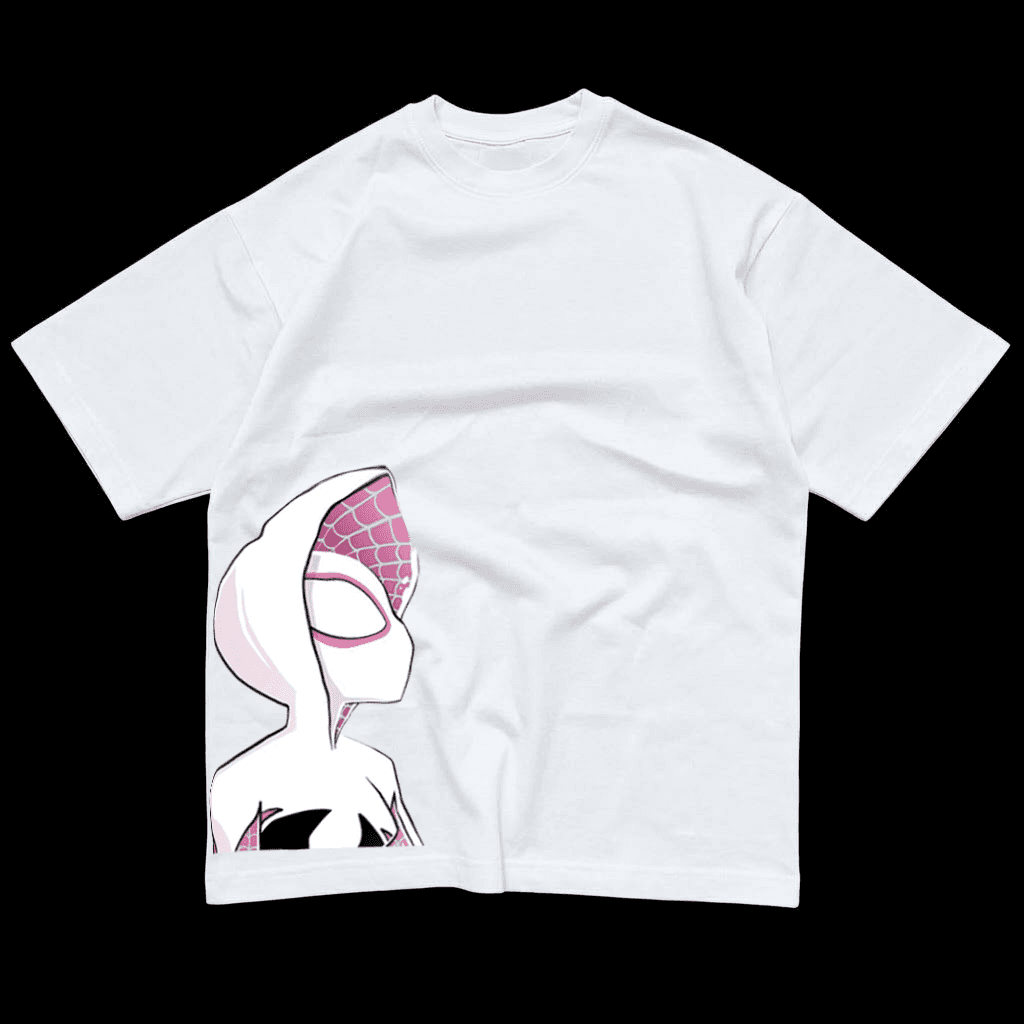 gwen oversized white t-shirt